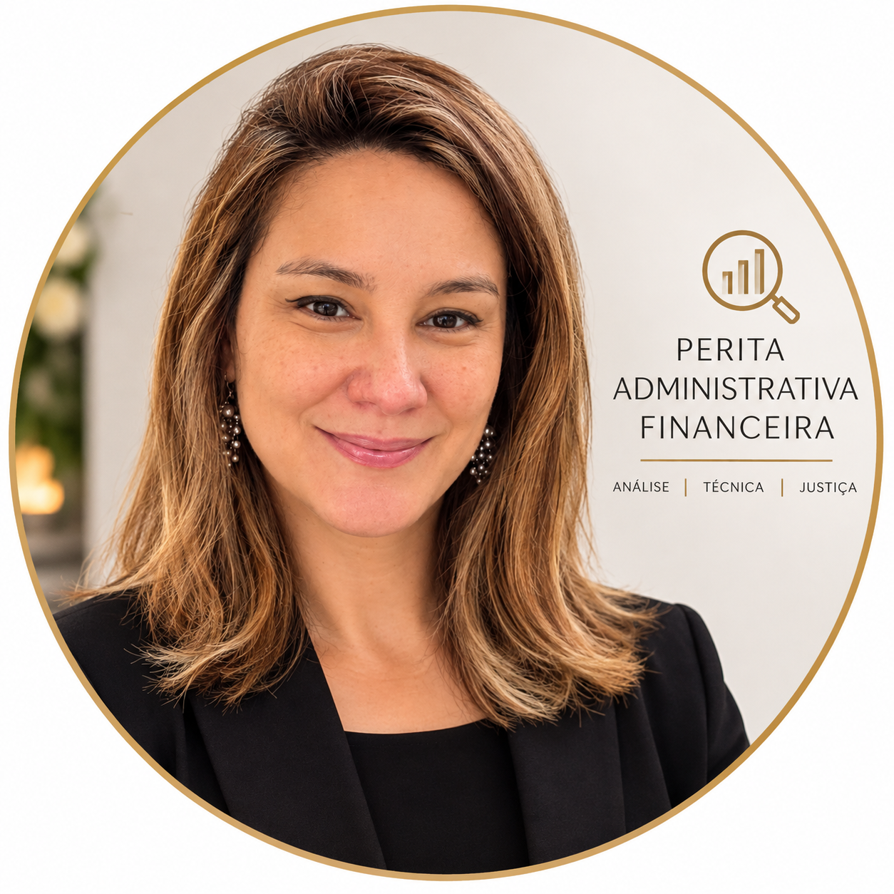 Retrato da perita responsável da Parecer